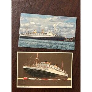 (2) White Star Line Postcards, Pre-Cunard